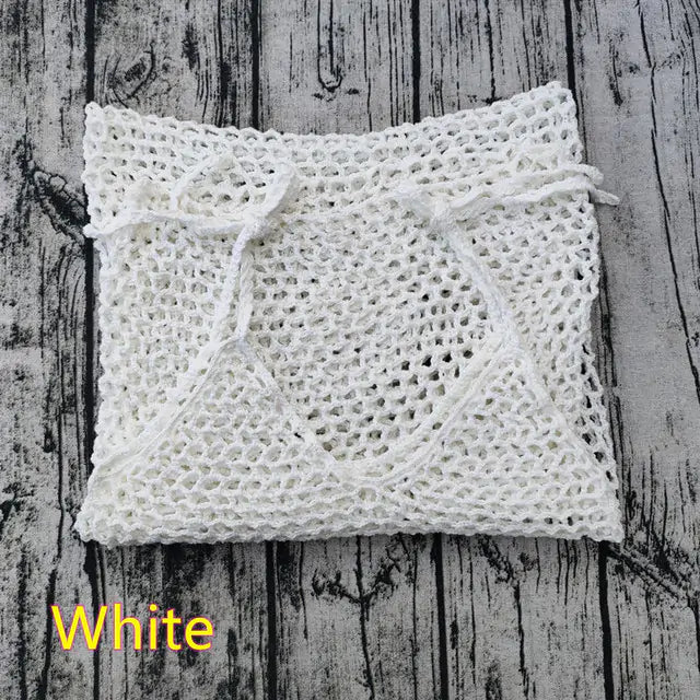 4 Color Summer Sleeveless Crochet Beach Dress