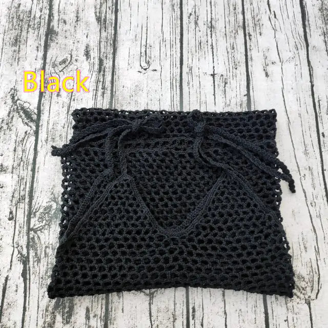 4 Color Summer Sleeveless Crochet Beach Dress