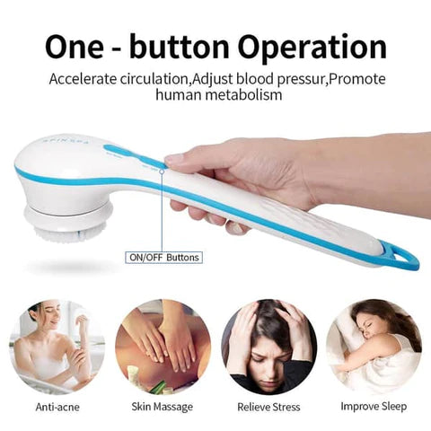 5 Attachments Body Brush Skin Massager